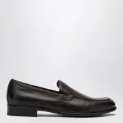 [Doucal's] Dark brown leather loafers 43 IT Brown