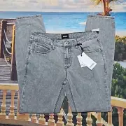 Hudson Jeans Knit Jagger Slim Straight Size 14 Gray NWT