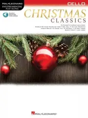 Christmas Classics Cello Instrumental Play-Along Book and Audio NEW 000182633