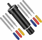 Set of 6 Replacement Blades and Housing for Cricut Maker, Maker 3, Air 3, Air 2, Air, One, Explore 3 - Precise Cutting Blades for Cards and Vinyl - Black