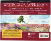 Peter Pauper Press Studio Series Watercolor Paper Block - Brand New!
