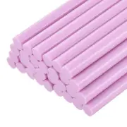 30pcs Mini Hot Glue Gun Sticks 4" x 0.43" for Glue Gun, Light pink