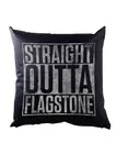 Straight Outta Flagstone Cushion Pillow Fun City Once Upon A Time In The West
