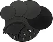 rockible 10Pcs Drum Mute Pad for Practicing, Quiet Practicing Pad, Snare Drum Sound Mutes, Hi Hat & 2 Cymbal Mutes