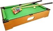 Kids Toy Fun Gift Wooden Mini Snooker Pool Billiard Table Game