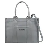 BALENCIAGA HARDWARE 新版帆布手提斜背兩用小托特包(灰)