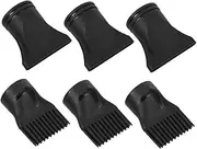 BUGUUYO Hair Dryer Concentrator Nozzle Set 6pcs Diffuser Attachment for Hair Dryer Styling Aid