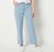 NYDJ - Higher Rise Relaxed Ankle Jeans - Summerville Blue - 6