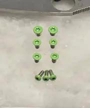 Zombie Green Stainless Steel Screws for Spyderco Manix 2 G10 Manix XL Knife 9pcs