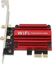 WiFi 6 AX210 PCIe WiFi Card for Desktop PC, 5374Mbps 2.4G 5.8G 6G 3 Bands Wireless WiFi 6 Card for PC, with BT 5.3 Support for Windows 10 for Windows 11