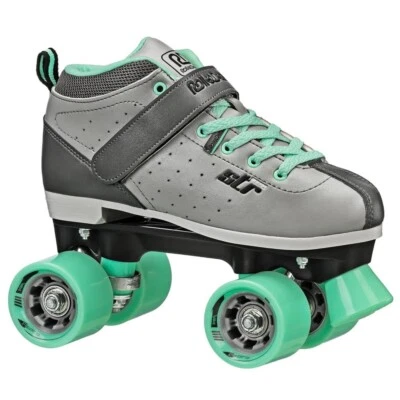 Roller Derby Str Seven Women's Roller Skate Grey/Mint 10 $69 NEW