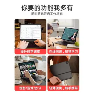 【官方原版】iPad妙控鍵盤適用蘋果Air5懸浮Pro鍵盤mini6帶觸控10代藍牙11寸一體4平替apple秒空華強北保護套