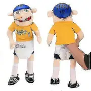 60cm Jeffy Puppet Jeffy Hand Puppet Plush Toy Stuffed Doll Kids Birthday Gift Hot