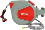 Chapin 5999: 65 Ft. Retractable Garden Hose Reel, Wall Mounted Heavy-Duty Case a