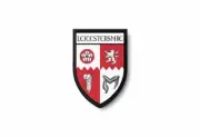 Patch printed shield embroidery border badge souvenir flag county leicestershire