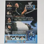 WWF Smackdown Sony PlayStation PS1 Forgive Print Ad/Poster Official Promo Art