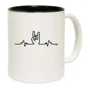 Rock Pulse Heart Beat Music Mug Cup
