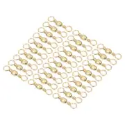 Fishing Barrel Swivel, 30Pcs 33lb Carbon Steel Terminal Tackle, Golden82
