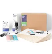 LOUKIN 12 Pack Dry Erase Lapboards, 12 X 9 Inches Double-Sided Small Whiteboard