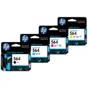 HP 564 4 Colours Value Pack Ink Cartridge Toner