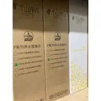 在飛比找蝦皮購物優惠-P3000 濾心 千山淨水 樹脂