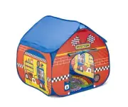 Pit Stop Tent with Race Mat Playhouse Fun2Give, Front & Back Doors, Spacious ...