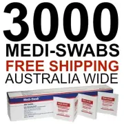 3000 Medi Swab Cleansing Wipe Wipes Isopropyl Alcohol Swabs