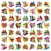 RADIOACTIVE- 97" x 97" - Pre-cut Quilt Kit by Quilt-Addicts King size