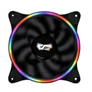 DarkFlash PC CASE FAN D1 LED Rainbow Speed Ultra Silent 4 Pin Interface 120mm