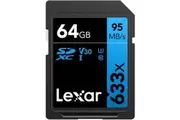 Lexar 64GB SD Card SDHC UHS-I Professional 633x Full HD Camera DSLR TF Memory Card 95MB/s