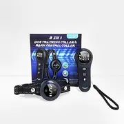 Houndware Bark Collar for Dog Training: Dog Shock Training and Barking Control Collar 2-in-1 with Remote in 500M IP67 Waterproof Rechargeable 3 Modes Beep Shock Vibration for Small Medium Large Dog