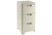 Curver Style Storage 3 Drawer Set - White (14L)