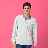 在飛比找momo購物網優惠-【PAUL SAILING】溫暖和煦吸濕排汗長袖POLO衫