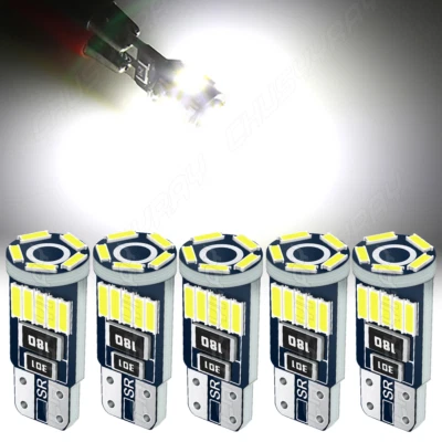 For Yamaha YZF R1 LED Side Light SUPER BRIGHT Bulbs 5630 SMD T10 194 White 6000K