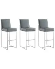 Manhattan Comfort Set of 3 Element Bar Stools