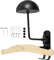Motorbike Helmet Holder - Helmets Holder Wall Mount | 180 Degree Rotation Motorcycle Equipment Rack, Efficient Display Hanger, Support Stand for Hats, Jerseys, Gloves, Vests, Belts, and Keys
