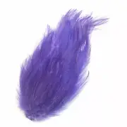 New Coque Hackle Feather Pad - Purple - Wholesale Feathers & Craft Supplies