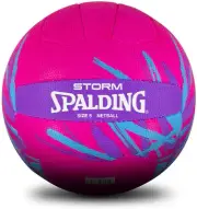 Spalding Storm Training Netball, Pink, Blue and Purple