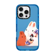 iPhone 16 Pro Impact Case Big White Rabbit with Candy
