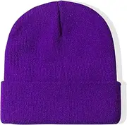 Rosoz Beanie Hats for Men Slouchy Beanies for Men Knitted Caps for Women Soft Warm Unisex
