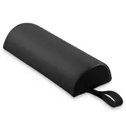 6" Massage Table Half Round Neck Bolster Pillow - Black