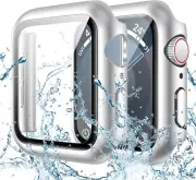 Goton Waterproof Case Apple Watch 44mm SE Series 6 Silver