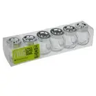Spice Mini Glass Jars Silver Lid Bottle Jam Storage Herb Container Jar 50ml