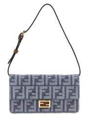 [Fendi] Fendi-Baguette Portafogli Blu-Donna OS