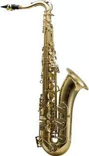 Harmonics HTS-100L Bb Tenor Saxophone Students with Luxury Carrying Case, Gold L