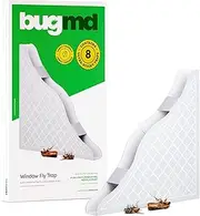 BugMD Fly Traps for Windows - Fly Traps for Indoors Sticky, Indoor Fly Traps, Fly Paper Corners, Indoor Fly Catcher, House Fly Killer Indoor, Indoor Fly Control, Window Fly Tape, Corner Fly Strips
