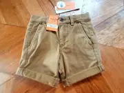 Target - Baby/Toddler Boys Textured Tan Chino Shorts - Size 2 RRP $16