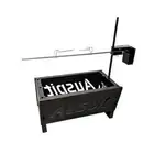 Auspit Rotisserie with Firepit Combo