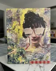 Mixed Media Wall Art Collage High Quality Print, Gift Idea, Gallery Canvas