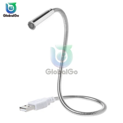USB Flexible Light Keyboard Lamp Rechargeable Adjustable Hose Night Illumination